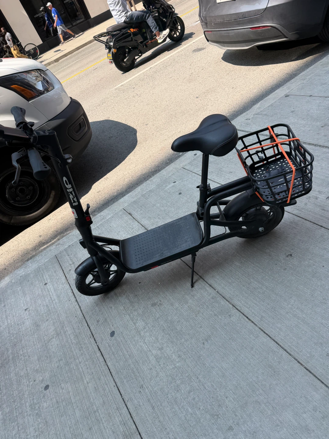 ZIP Electric Scooter with Seat and Basket - photo 4