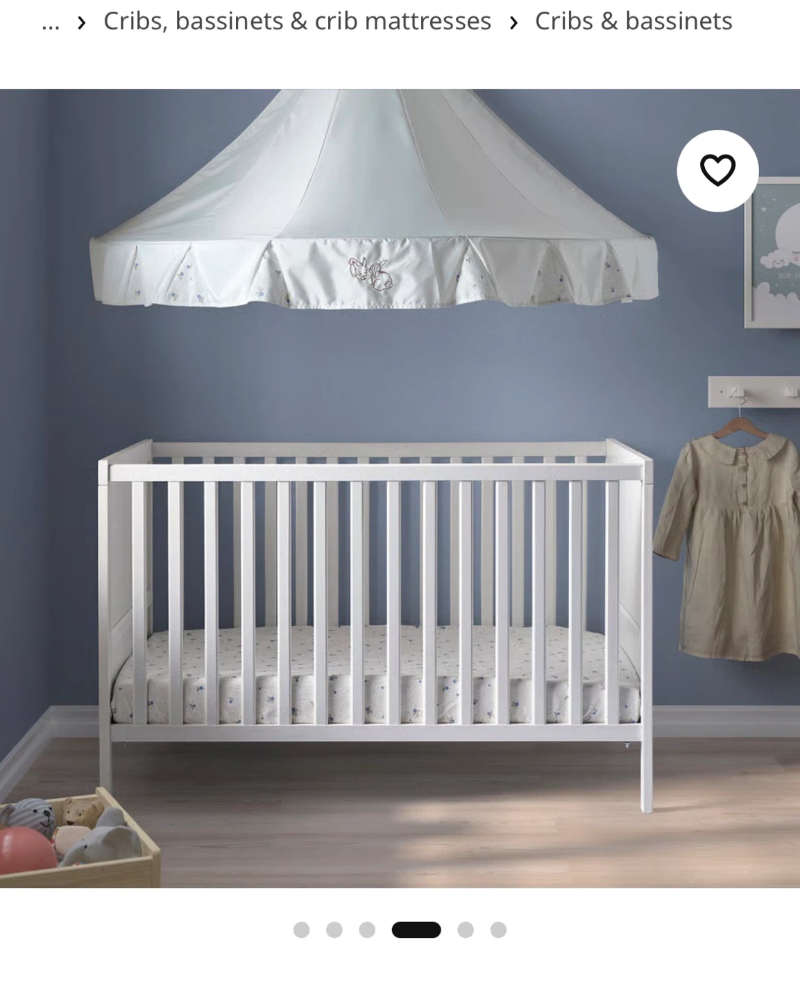 IKEA SUNDVIK Crib - White - photo 3