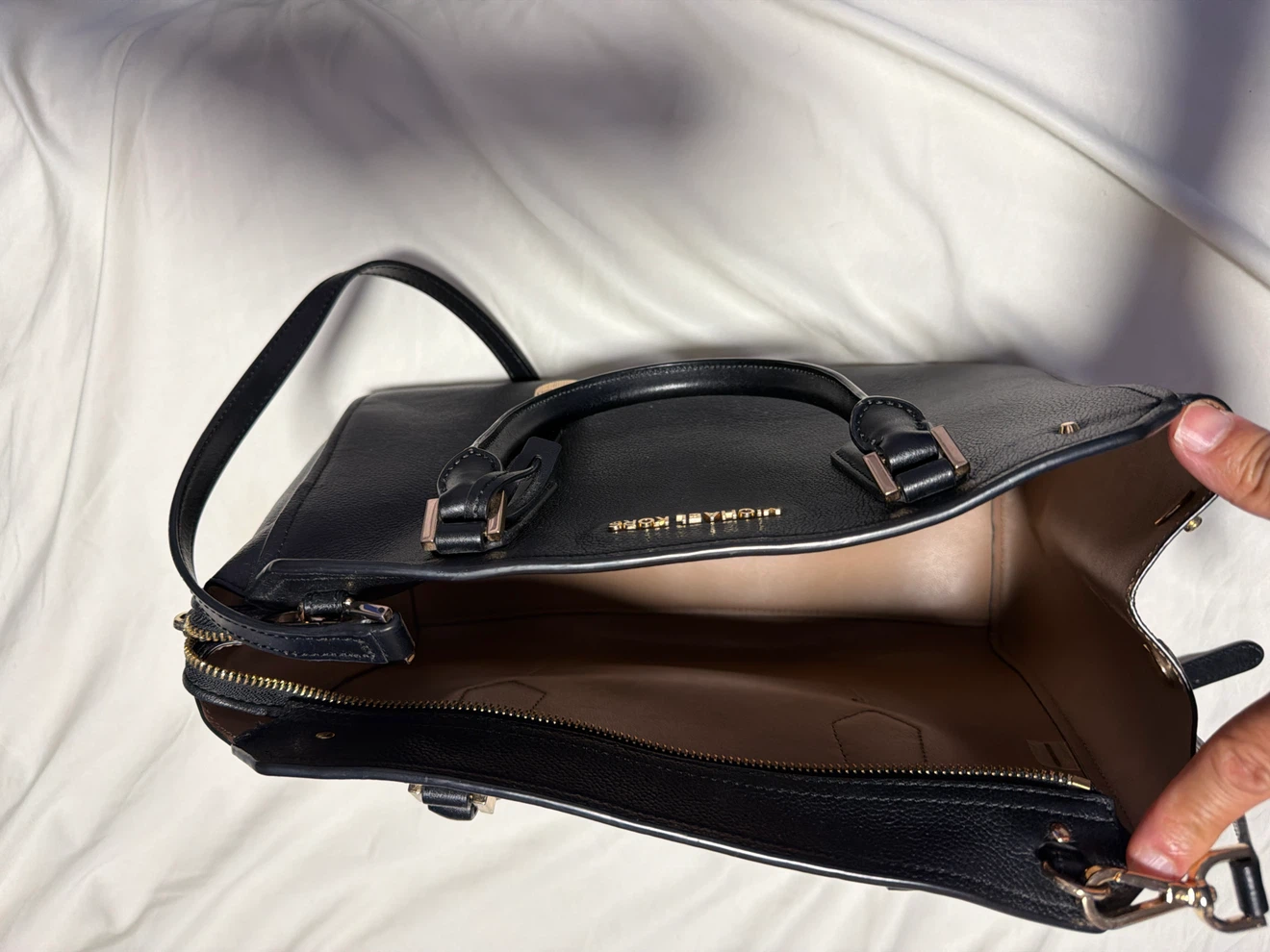 Michael Kors Black Leather Satchel Handbag - photo 3