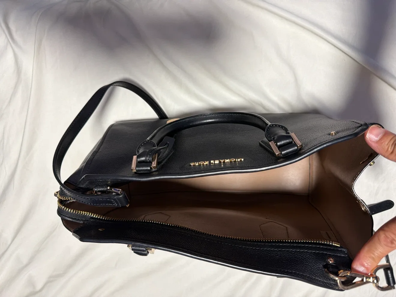 Michael Kors Black Leather Satchel Handbag - photo 3