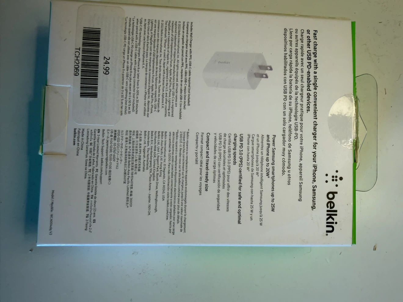 Brand new type C 20w bellkin charger - photo 2