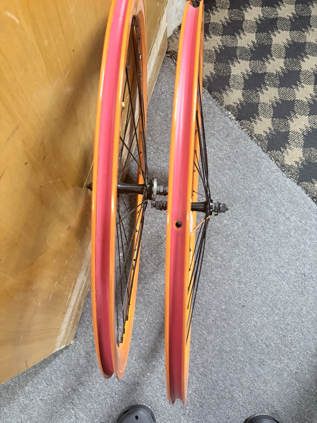 Orange Bicycle Wheels - photo 2