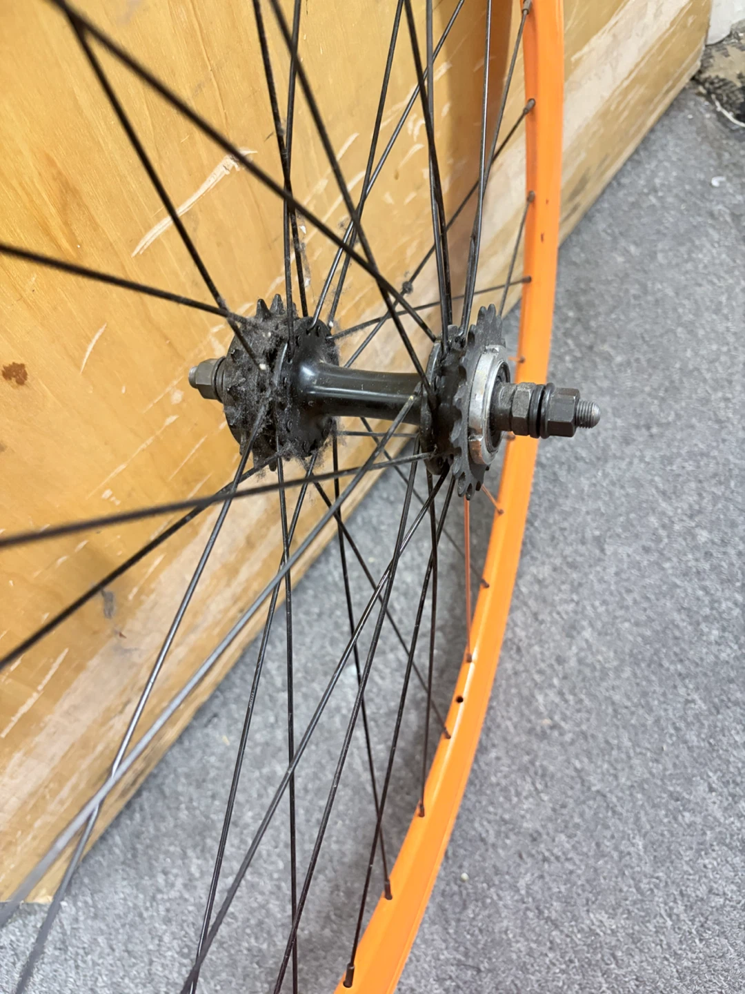 Orange Bicycle Wheels - photo 3