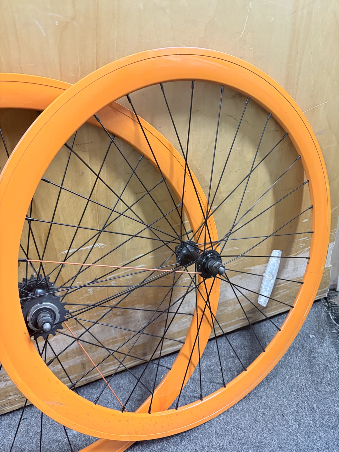 Orange Bicycle Wheels - photo 4
