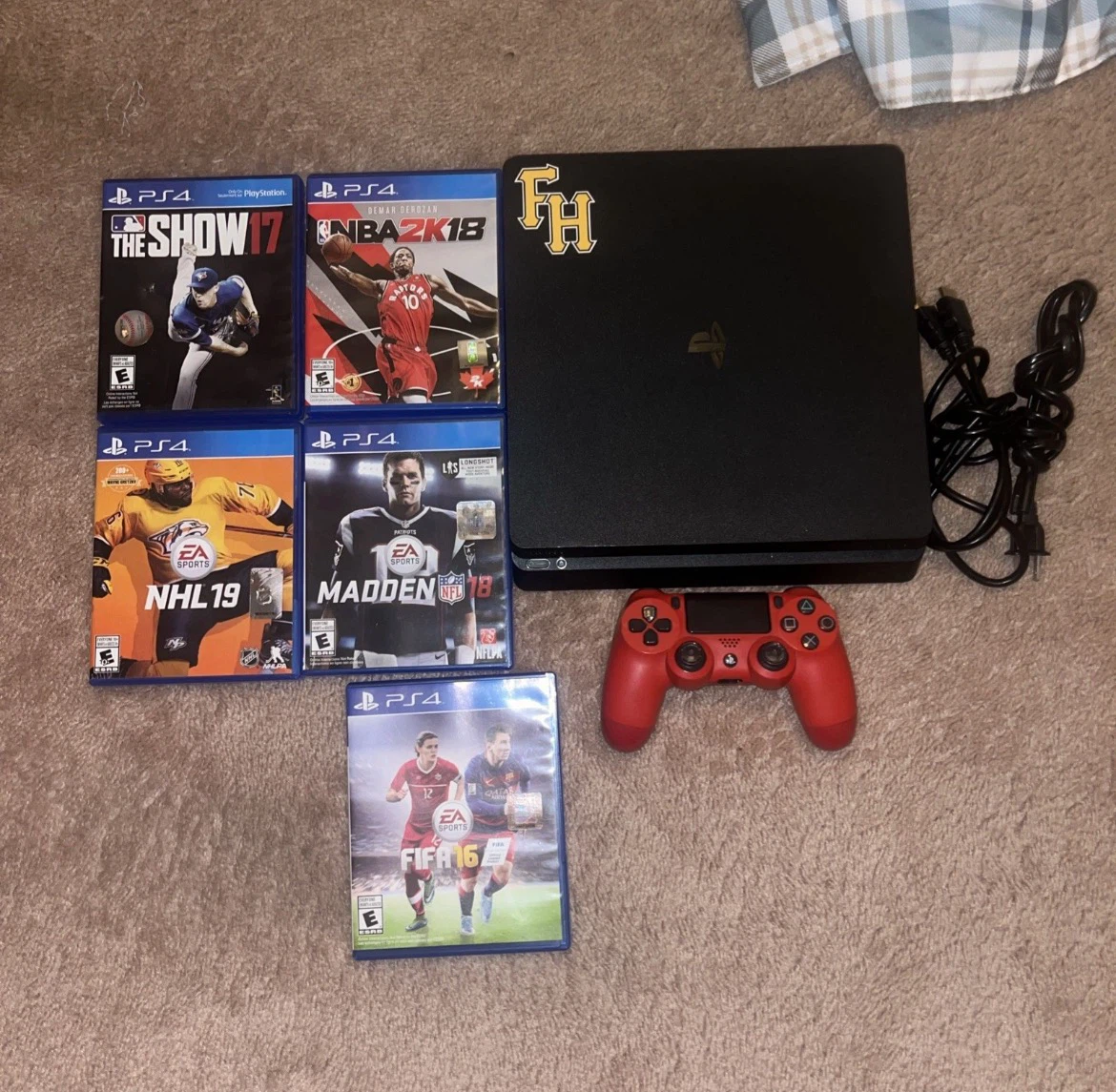 PlayStation 4 Console Bundle with 5 Games