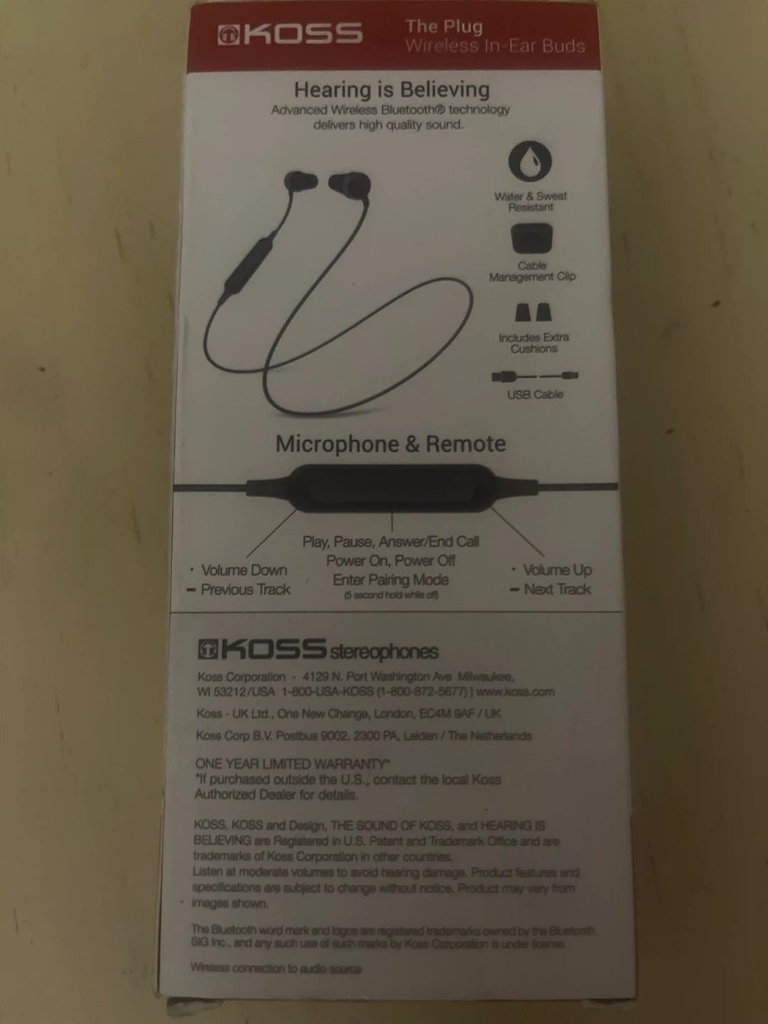 Koss The Plug Wireless In-Ear Buds Bluetooth Earbuds - photo 2