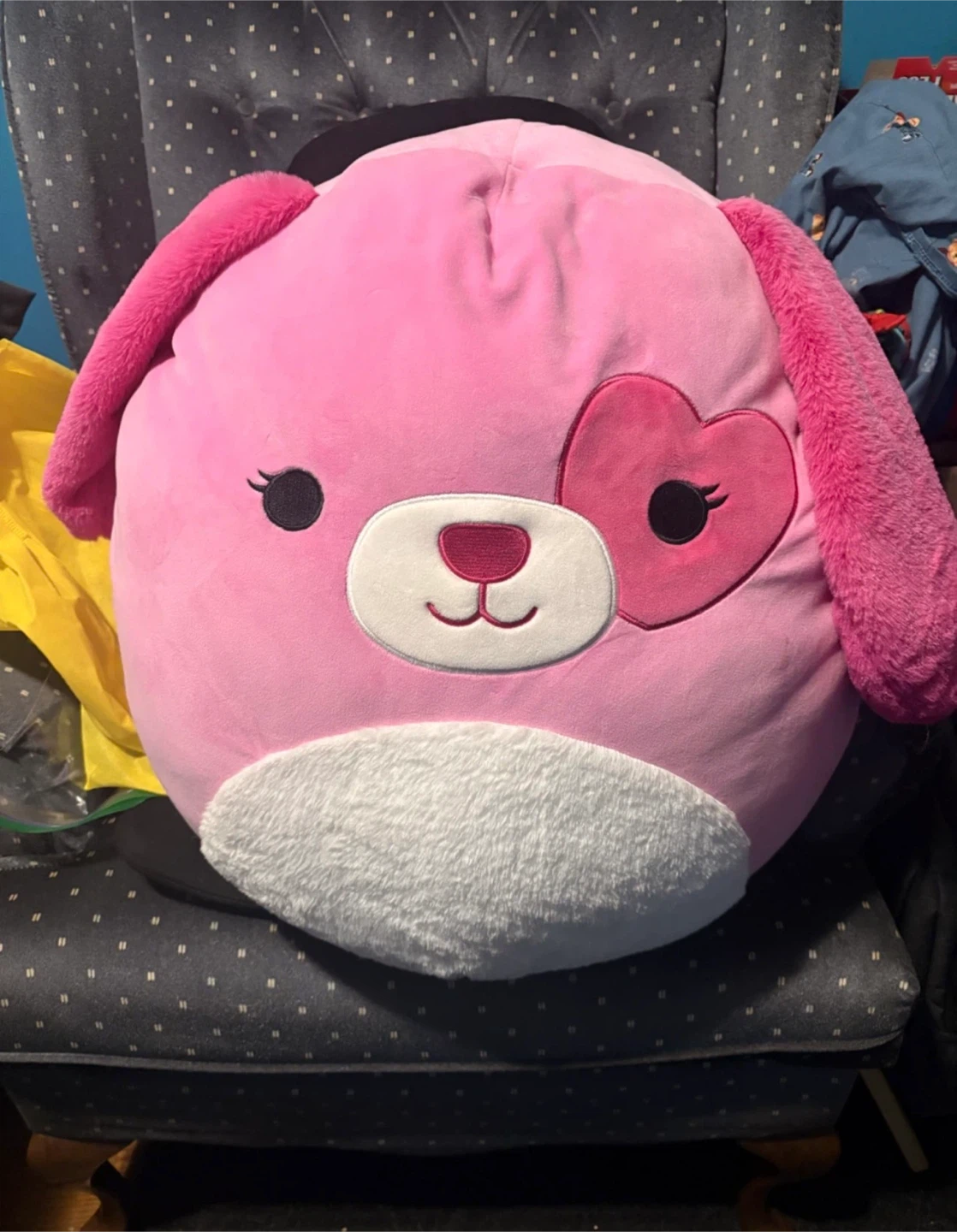 Pink Dog Squishmallow Plush
