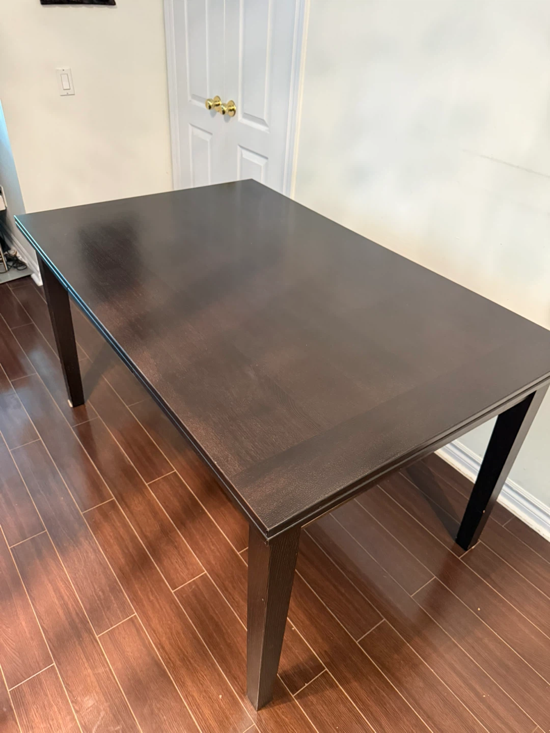 Crate & Barrel Madison Extension dining table & 6 chairs - photo 4