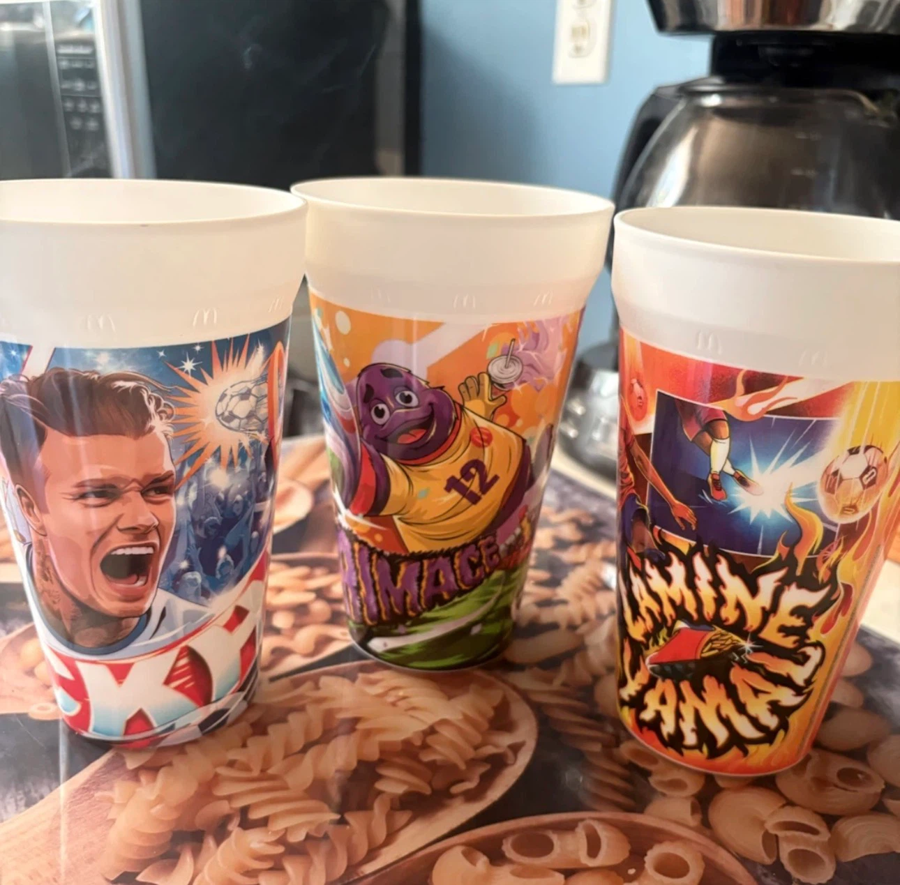 McDonald's Grimace Shake & Soccer Cups (3 Pack)