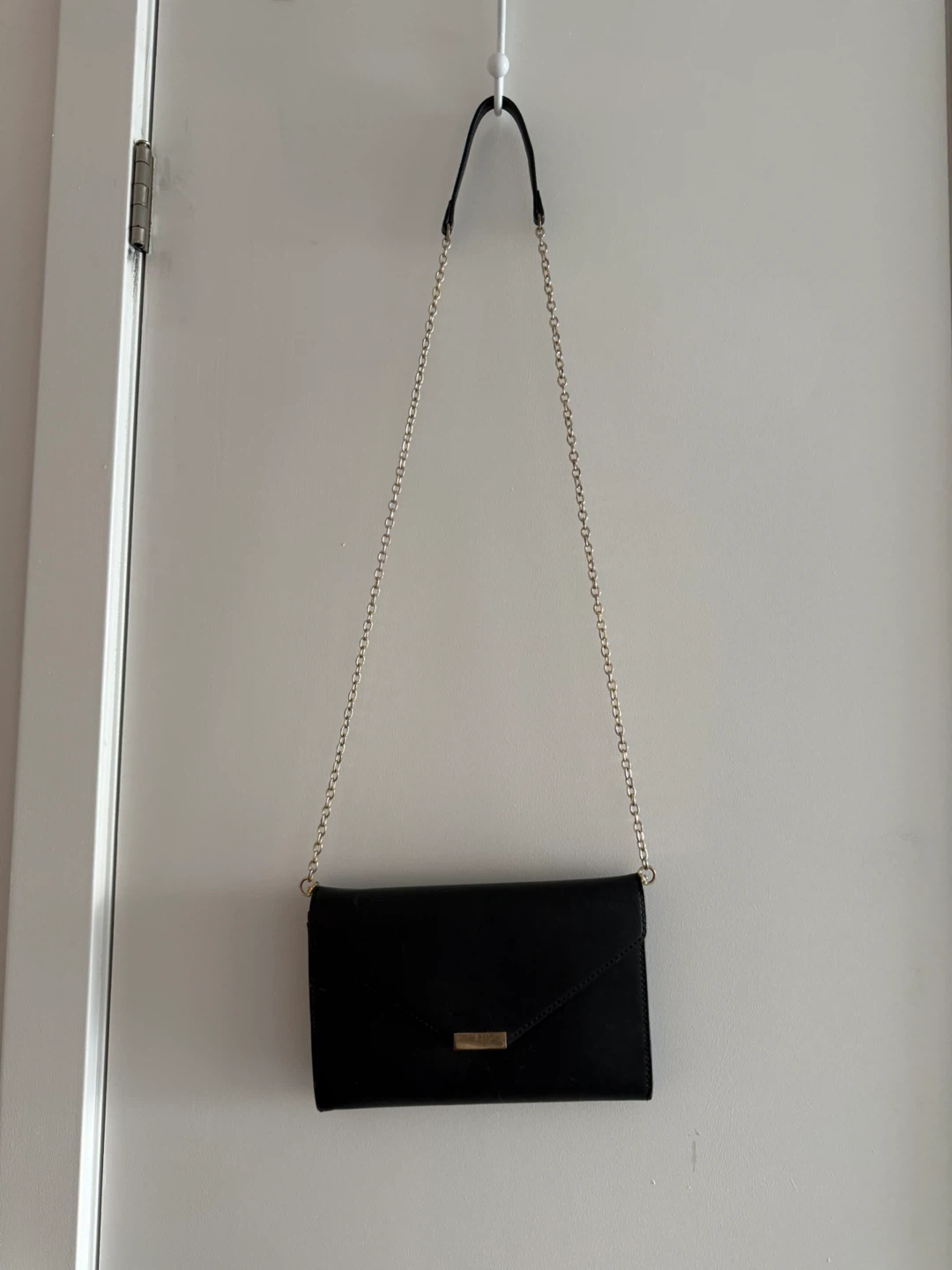 ALDO Black Clutch Purse with Chain Strap - photo 2