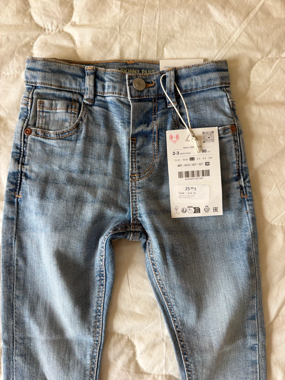 Zara Kids Skinny Jeans - Size 2-3 Years - photo 2