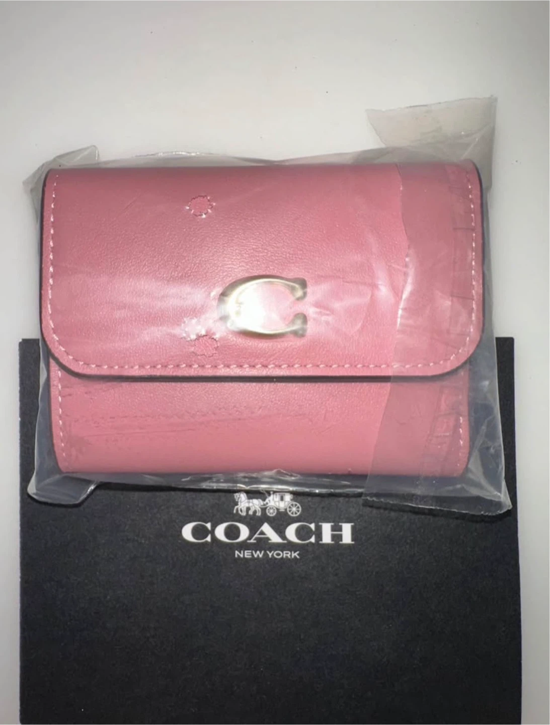 Coach Essential Card Holder Wallet PEONY - photo 3