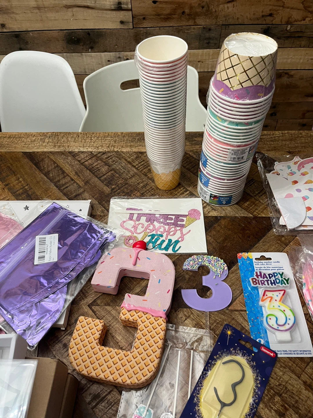 Ice Cream Themed Birthday Party Supplies - photo 5