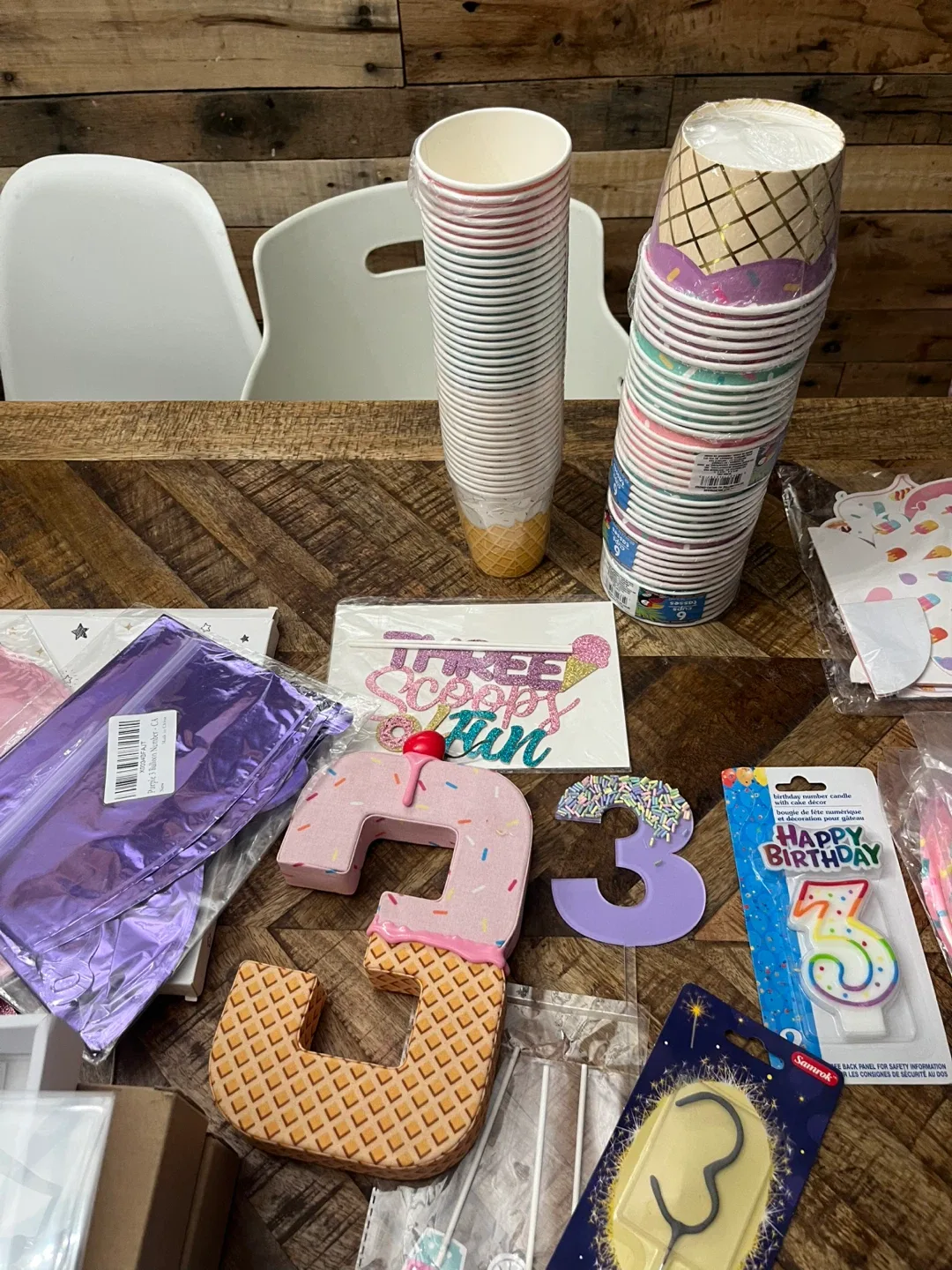 Ice Cream Themed Birthday Party Supplies - photo 5