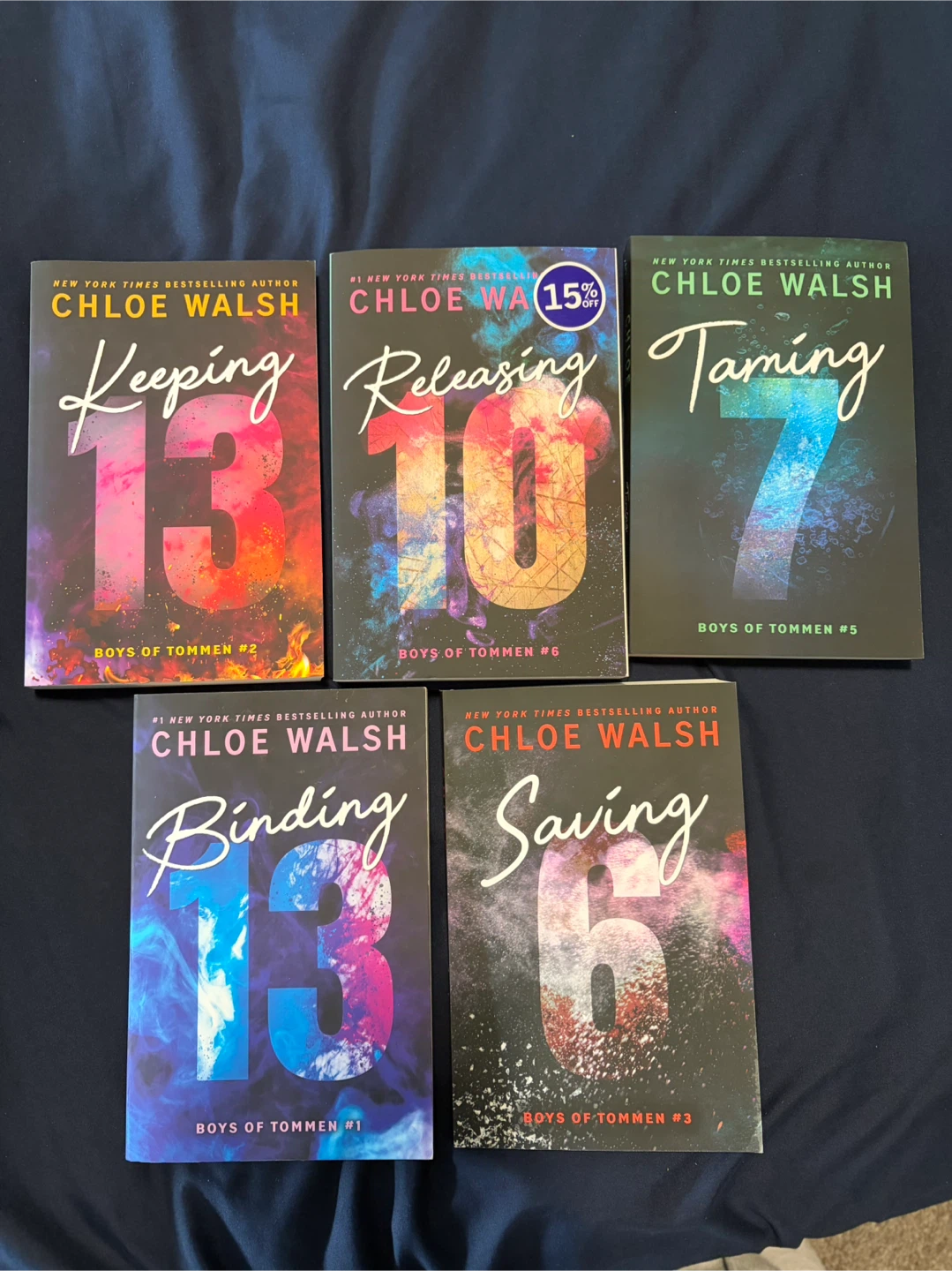 Chloe Walsh Boys of Tommen Books Bundle 1,2,3,5,6