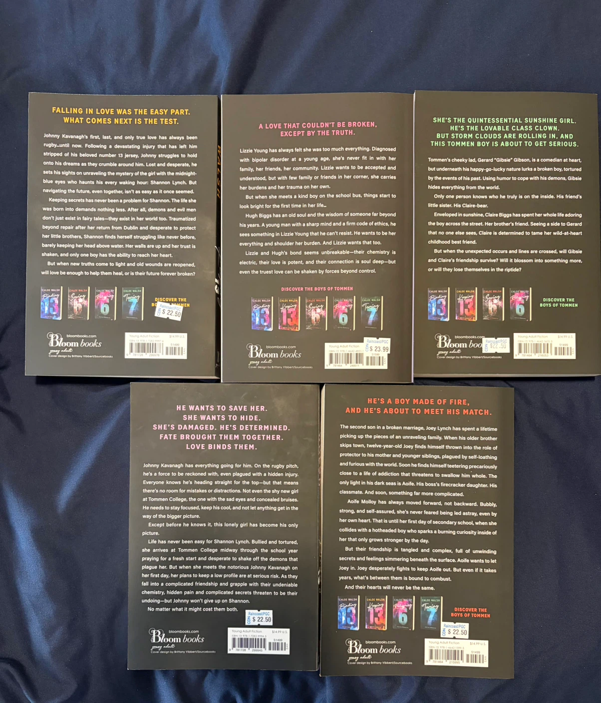 Chloe Walsh Boys of Tommen Books Bundle 1,2,3,5,6 - photo 2