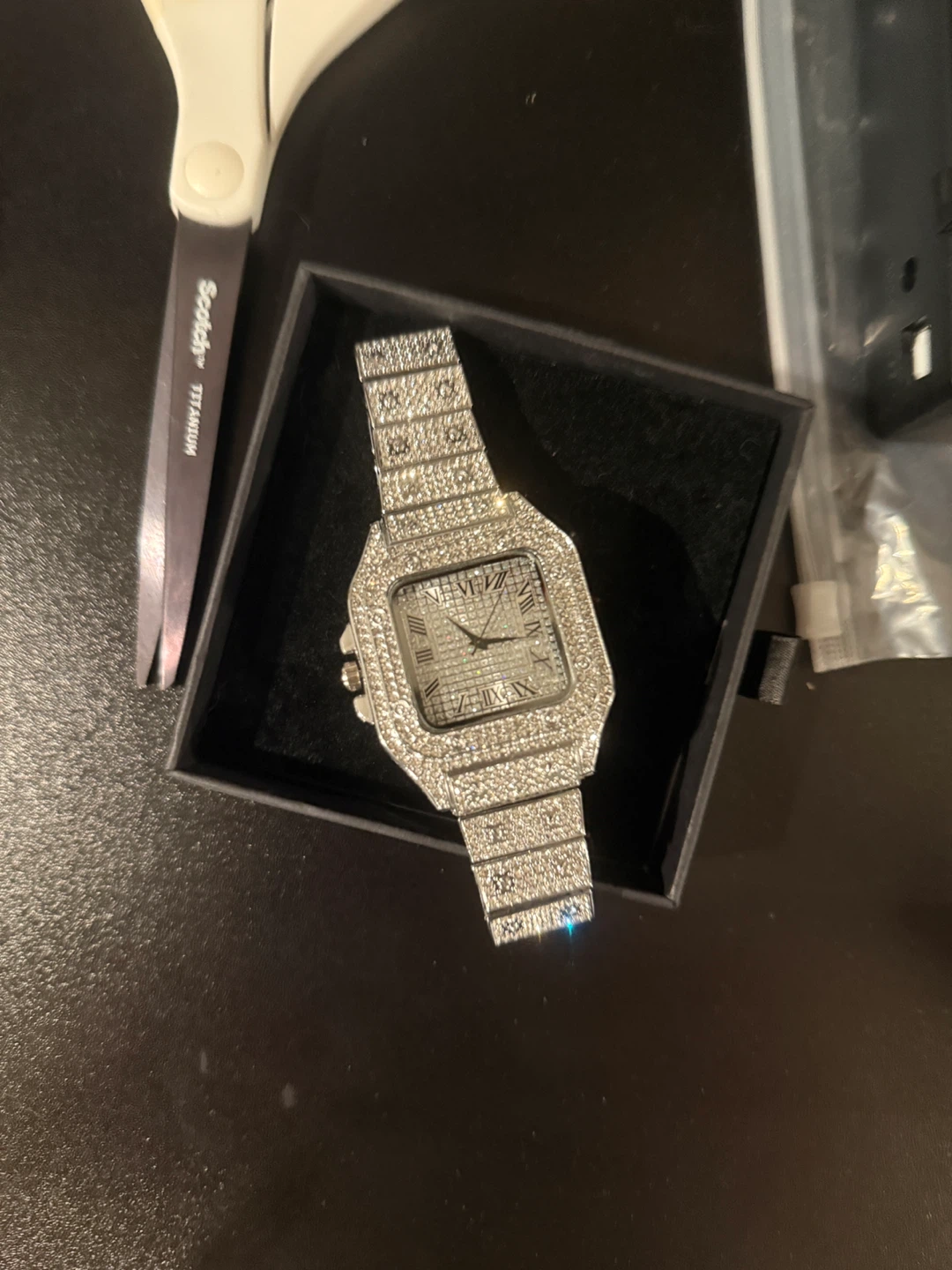 Moissanite watch