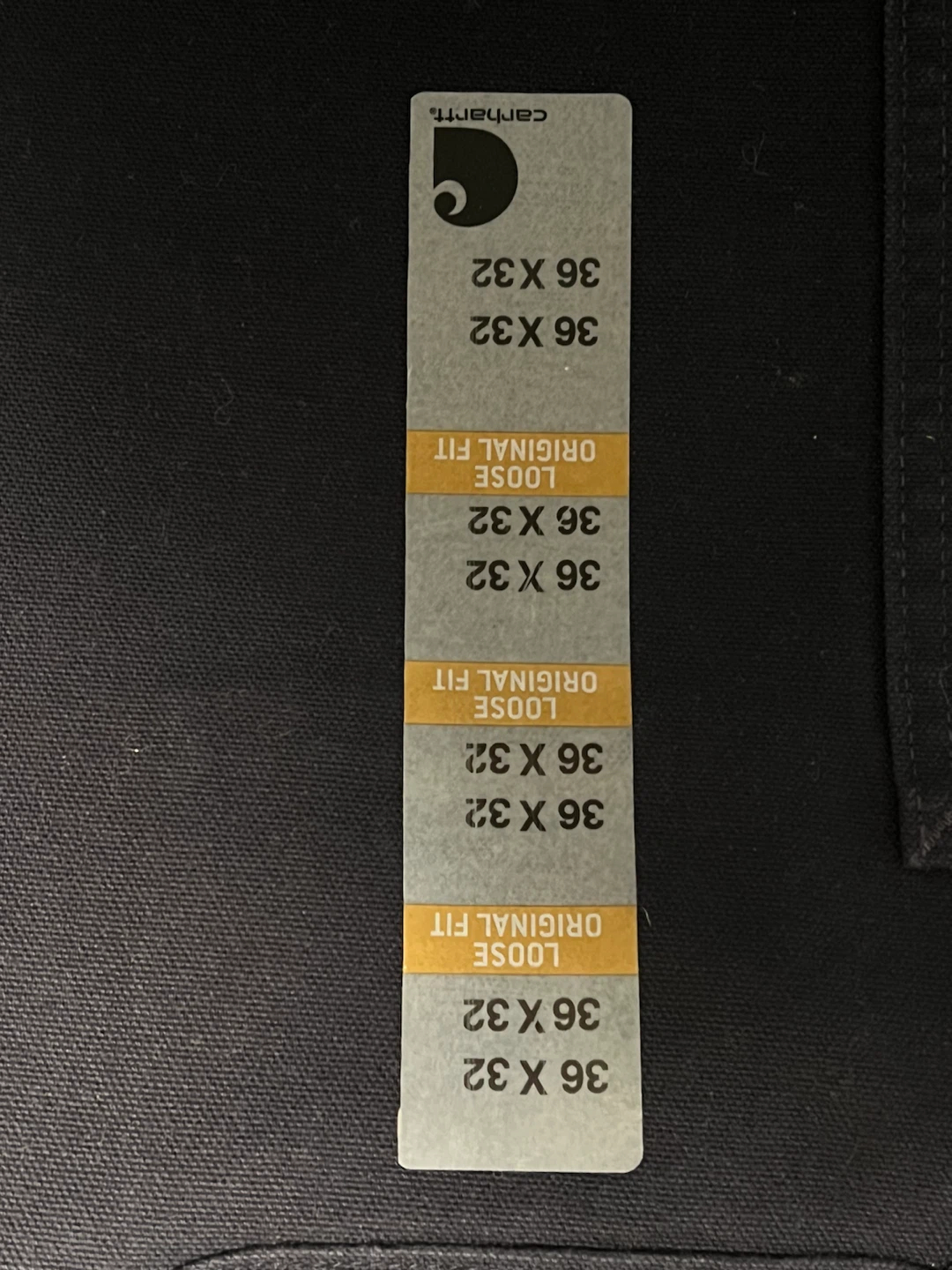 10 Carhartt Men's Loose Original Fit Work Dungaree Pants 36x32 - photo 2
