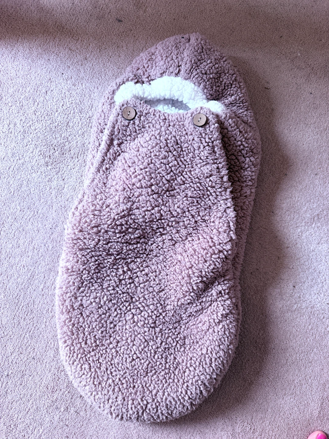 Fluffy Baby Swaddle Sack - photo 2