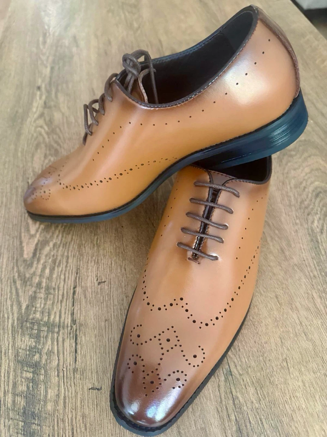 Mens leather dress shoes - photo 2