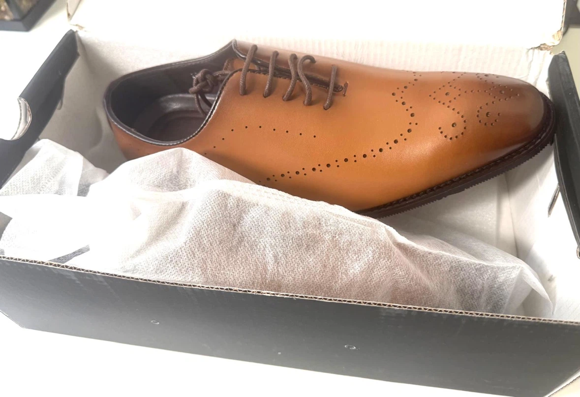 Mens leather dress shoes - photo 4