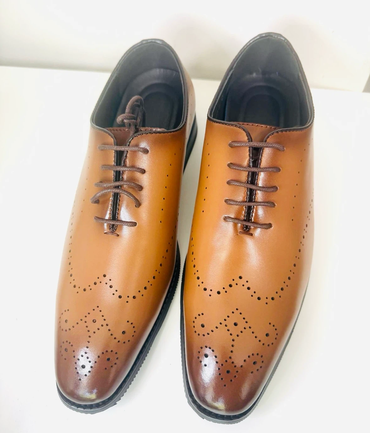 Mens leather dress shoes - photo 5