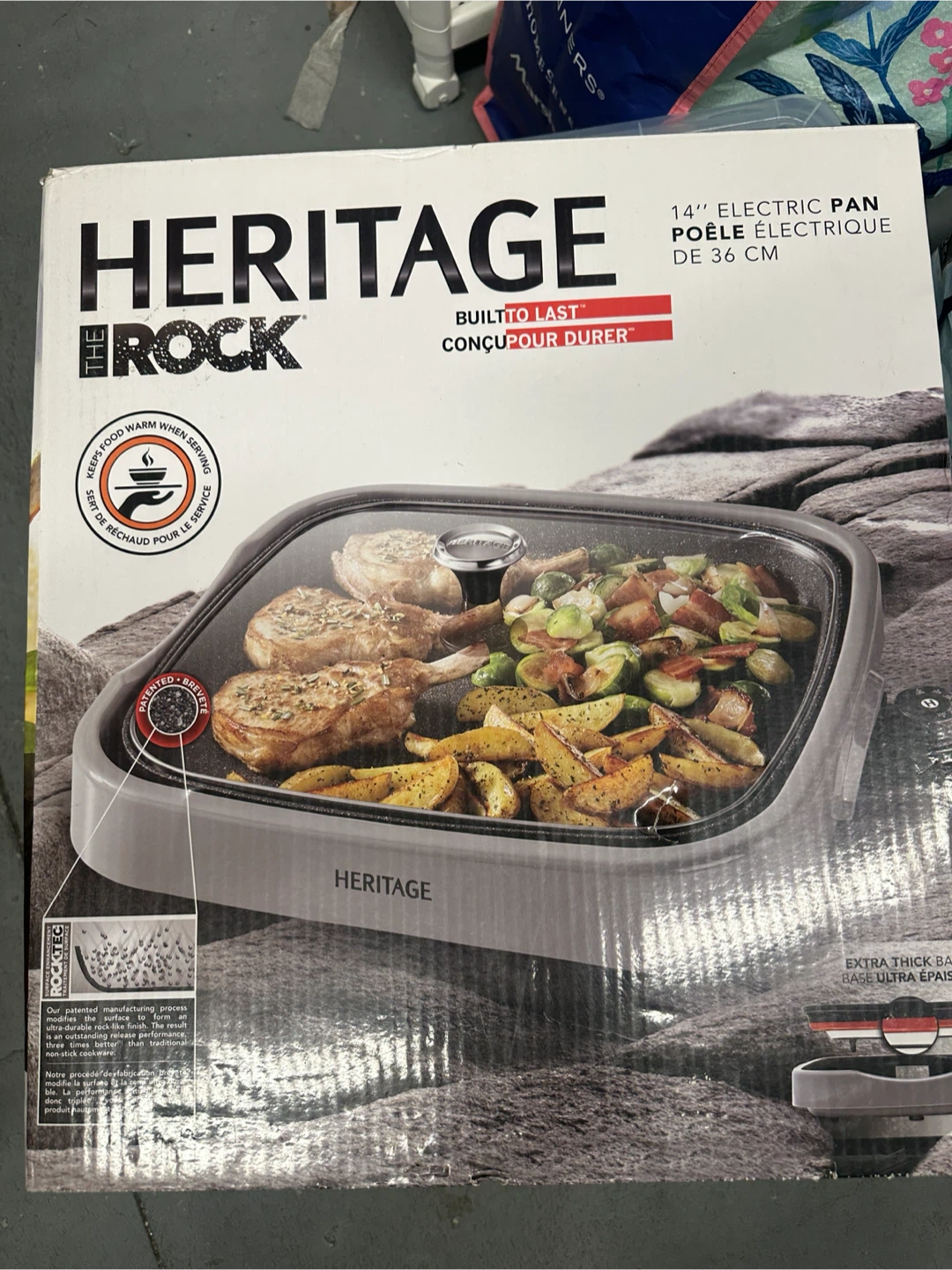 Heritage Rock Electric Pan 14-inch