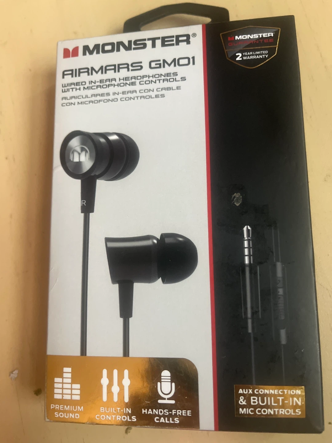 Monster Airmars GMO1 Wired In-Ear Headphones with Microphone - photo 2