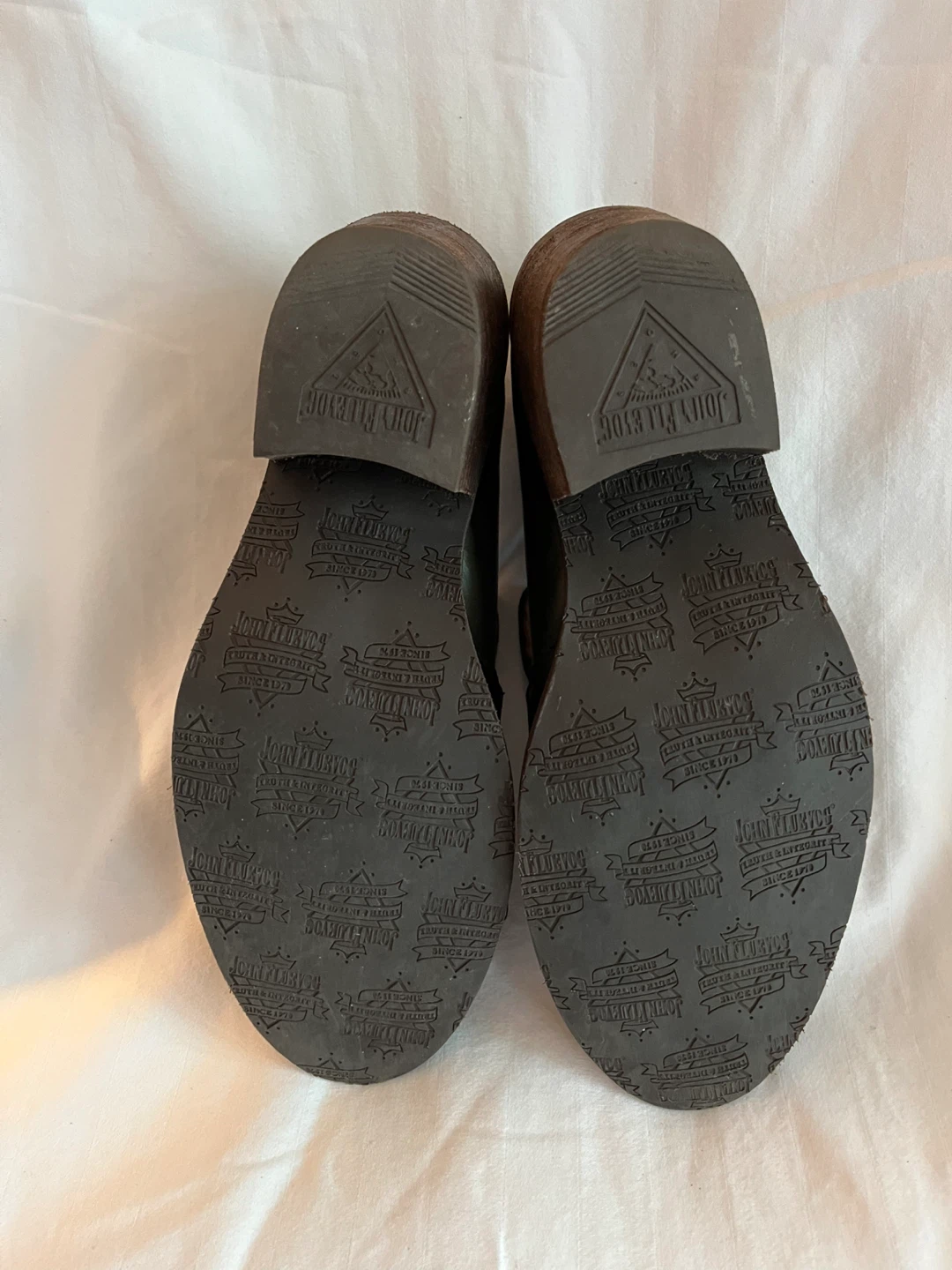 John Fluevog Green Tassel Kiltie Loafers - Size 7W - photo 5