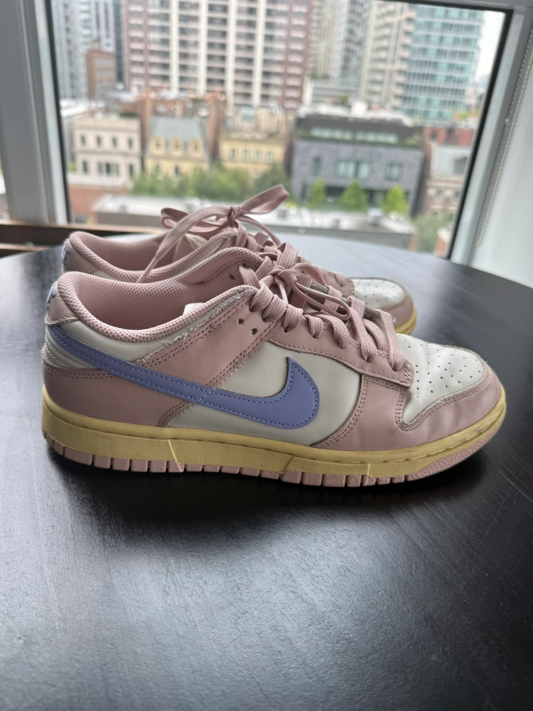 Nike Dunk Low Pink White Blue Women's Sneakers