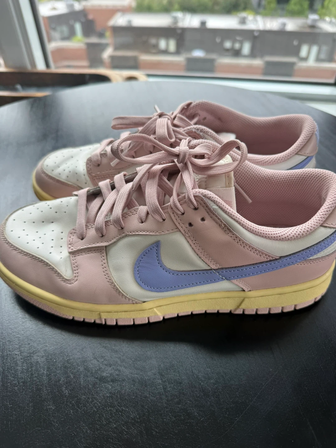 Nike Dunk Low Pink White Blue Women's Sneakers - photo 3