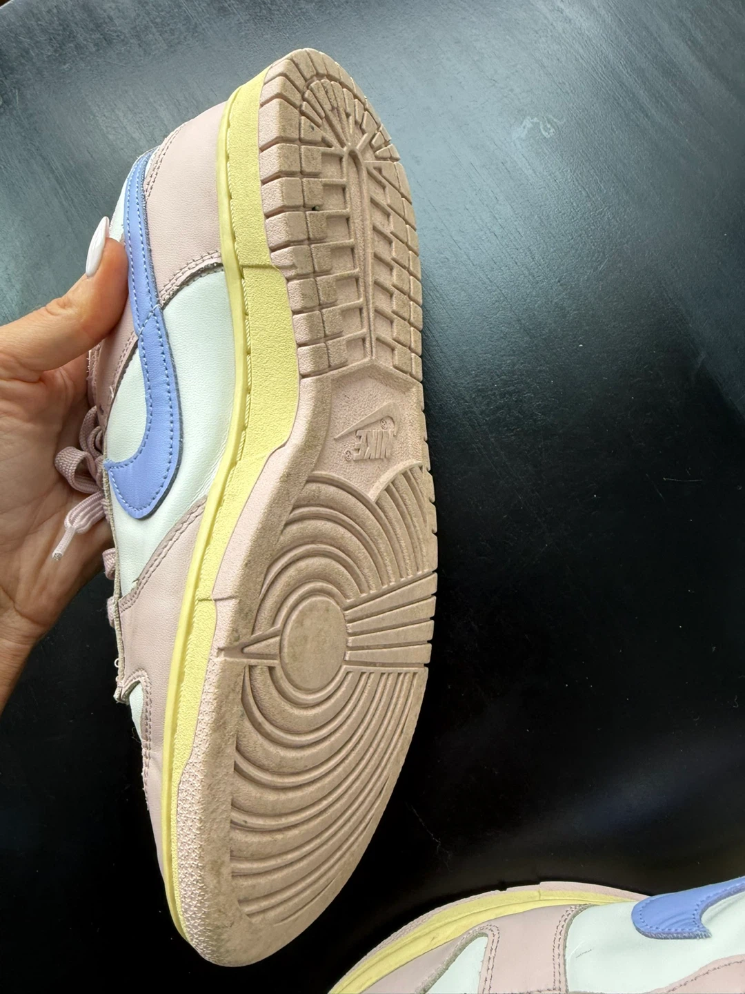 Nike Dunk Low Pink White Blue Women's Sneakers - photo 4