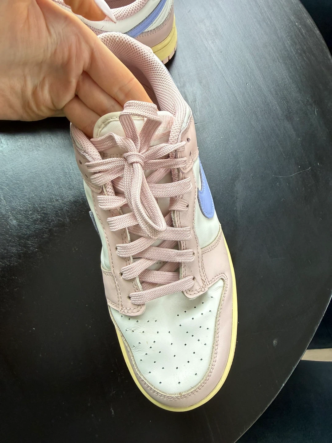 Nike Dunk Low Pink White Blue Women's Sneakers - photo 5