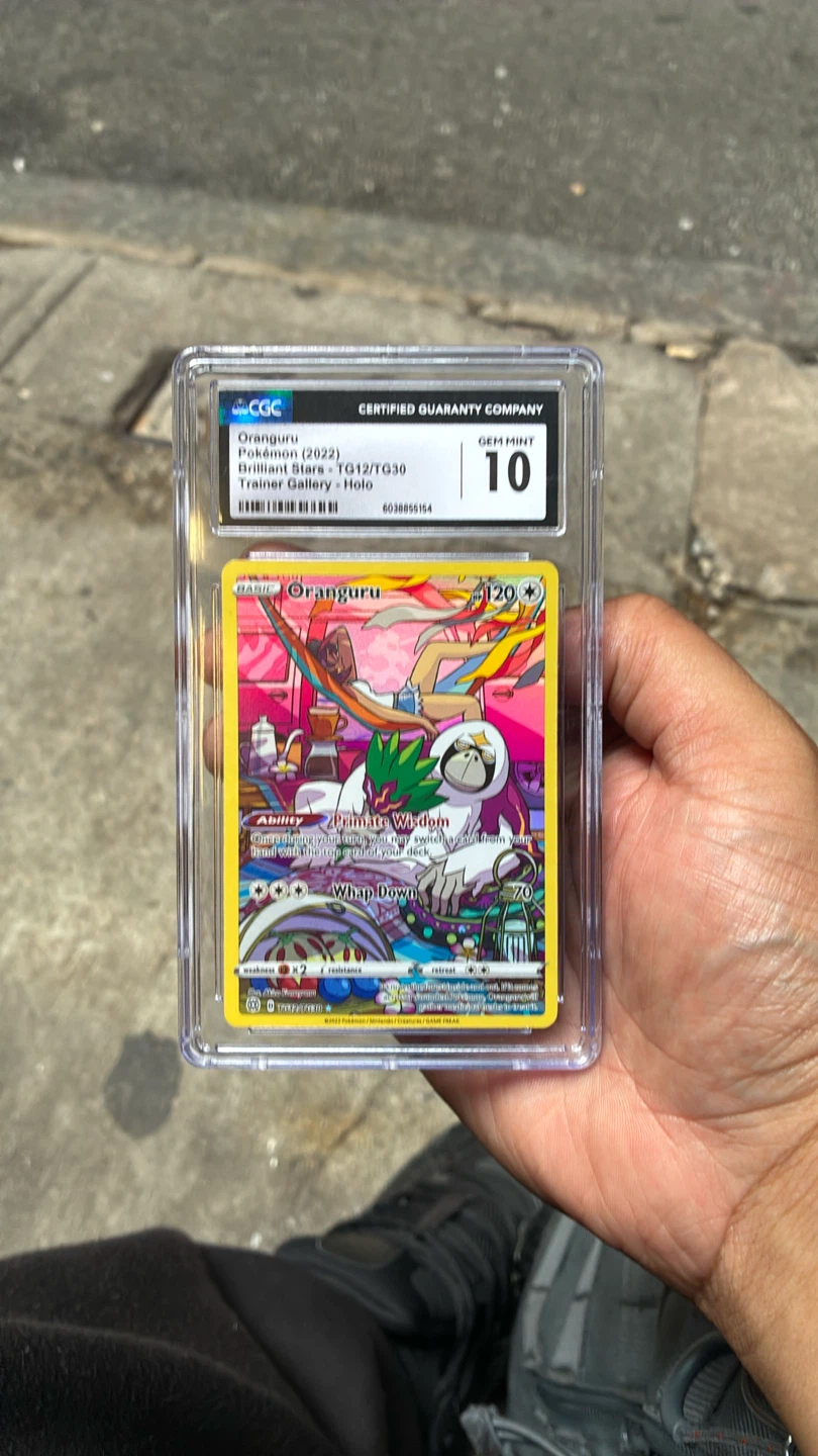 Oranguru Pokemon Card - Brilliant Stars - GEM MINT 10