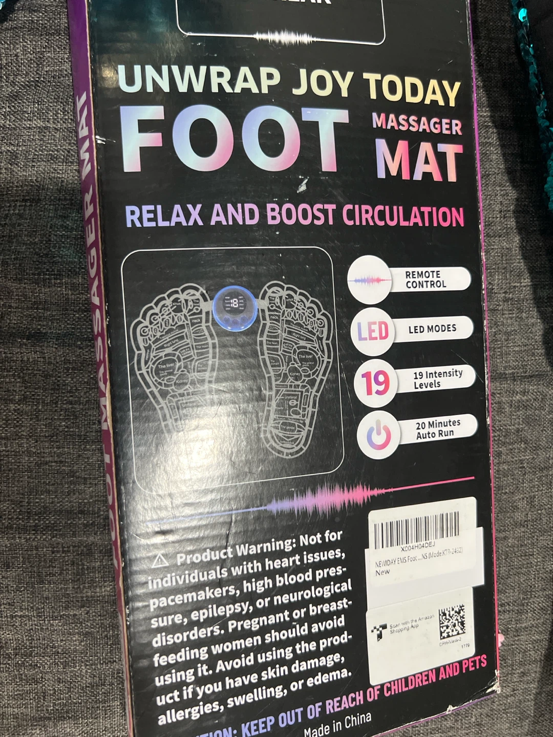 NEWIDAY EMS Foot Massager Mat