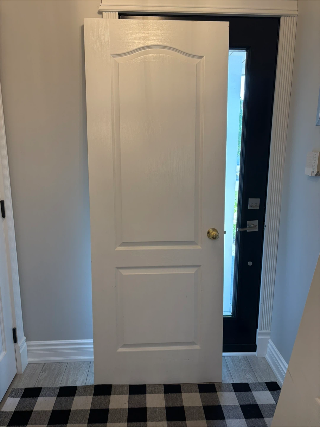 White Interior Doors (4 in total with gold  handles)
