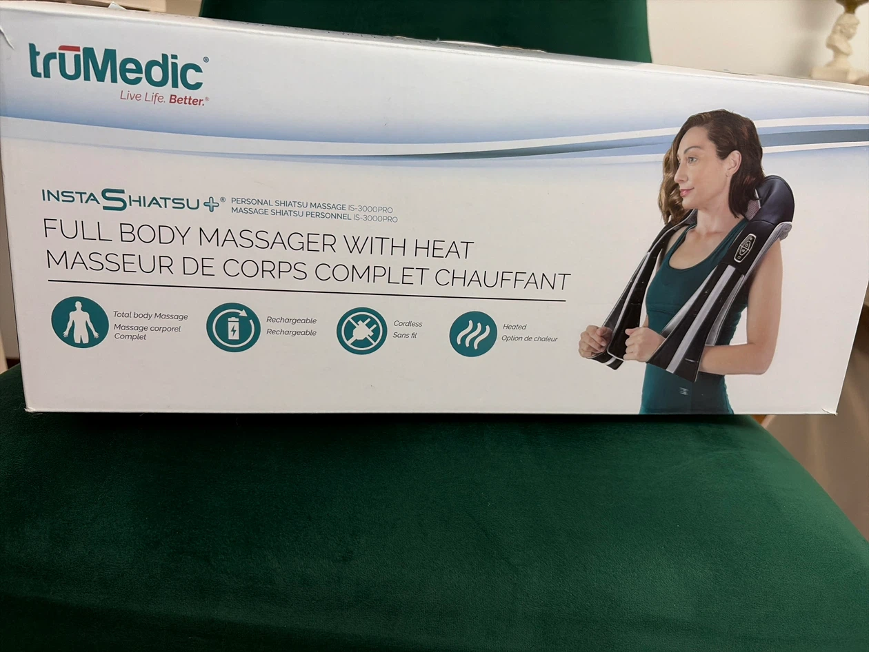 truMedic InstaShiatsu IS-3000 Full Body Massager with Heat - photo 2