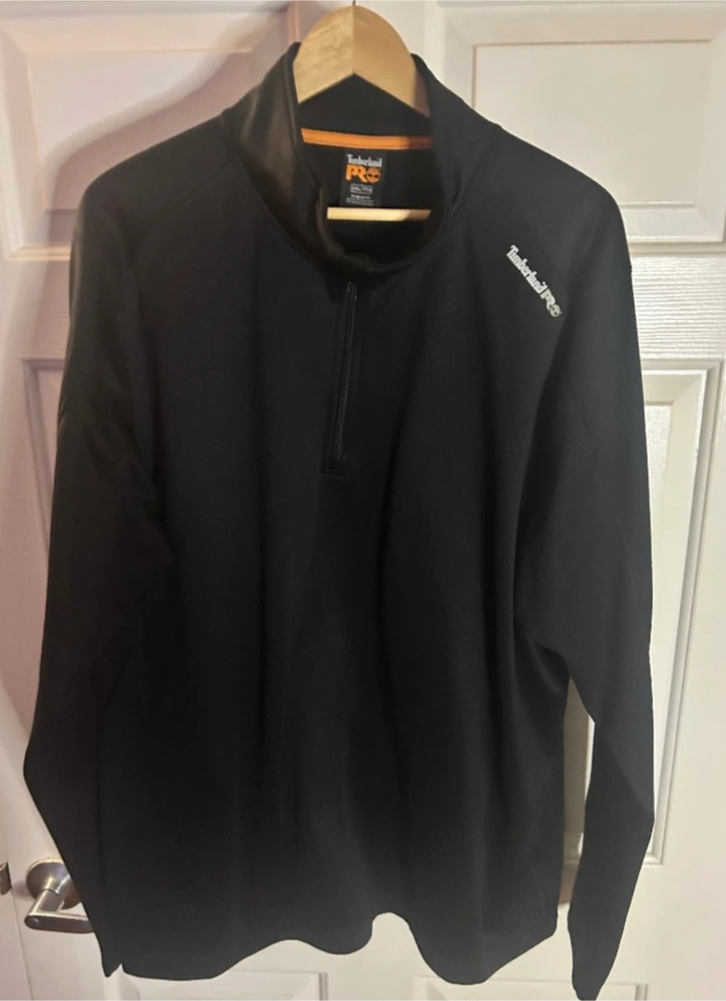 Timberland PRO Quarter Zip Pullover, Black, US XXL