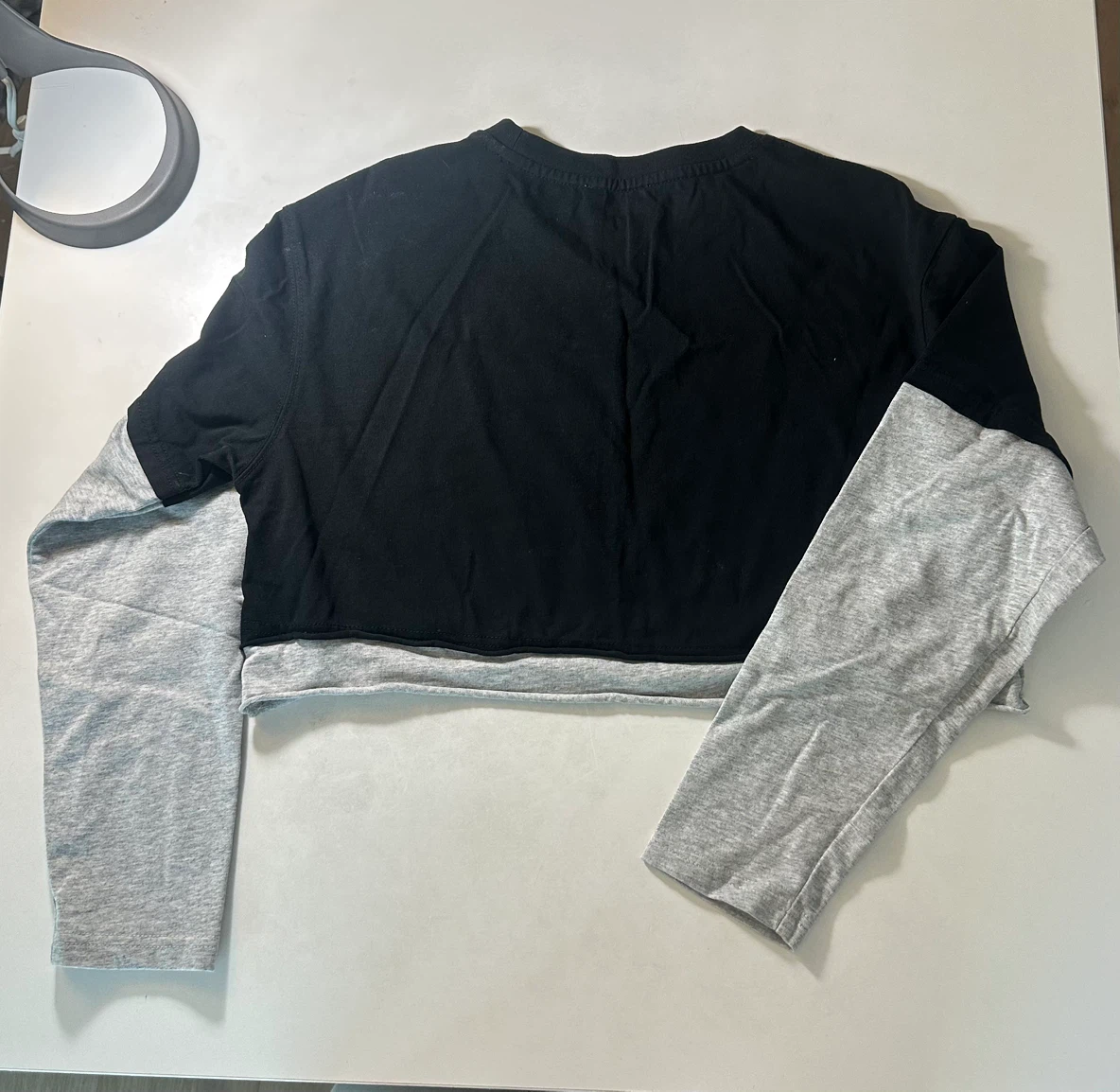 CHUU Layered Long Sleeve Cropped Top - photo 2