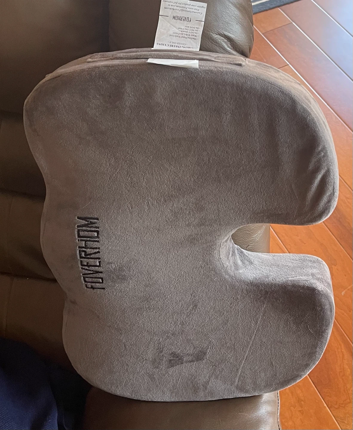 FOVERHOM Grey Ergonomic Seat Cushion