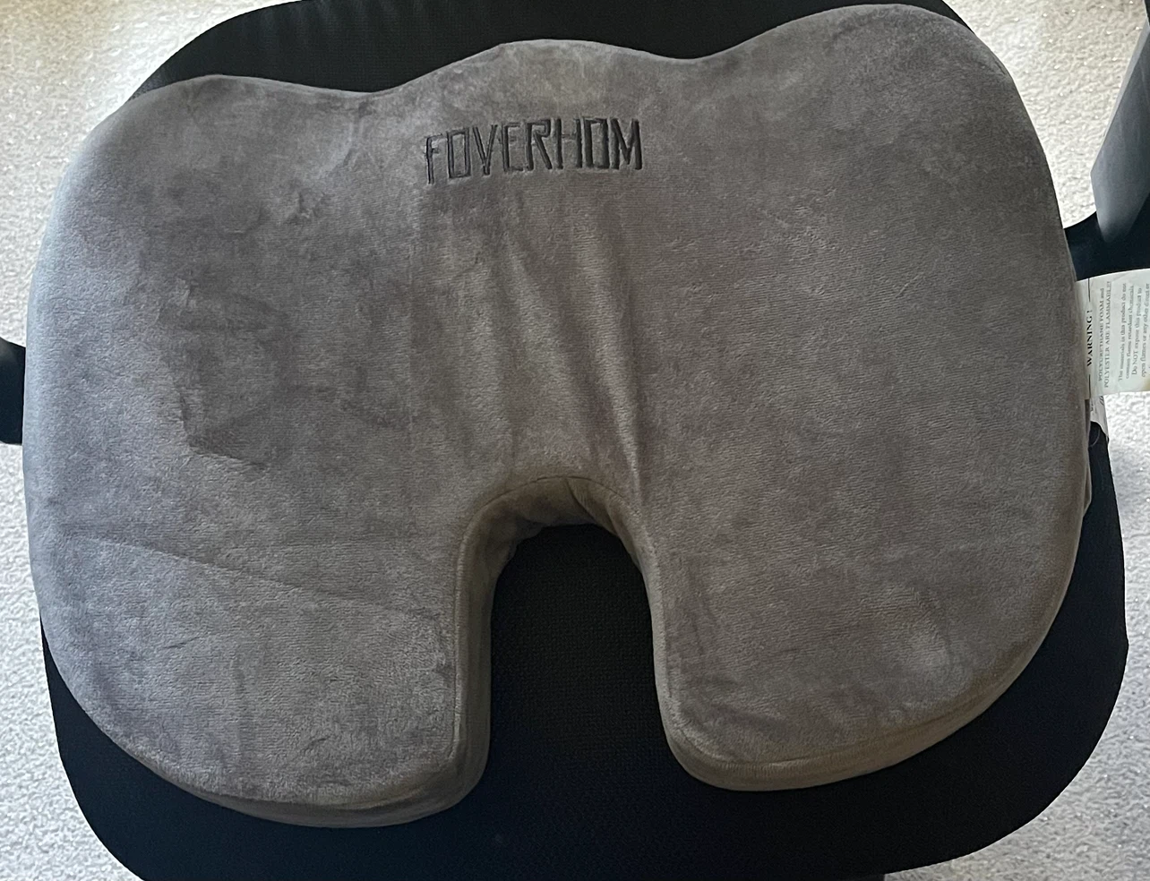 FOVERHOM Grey Ergonomic Seat Cushion - photo 4