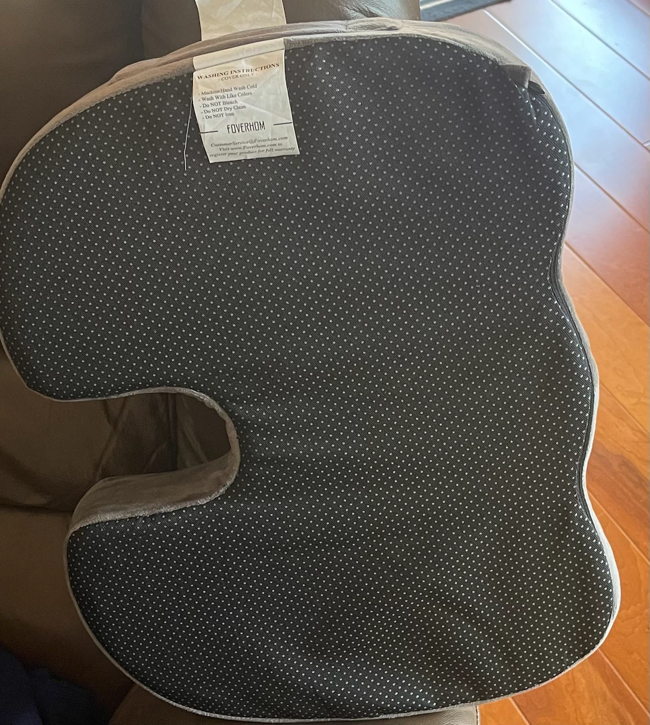FOVERHOM Grey Ergonomic Seat Cushion - photo 5