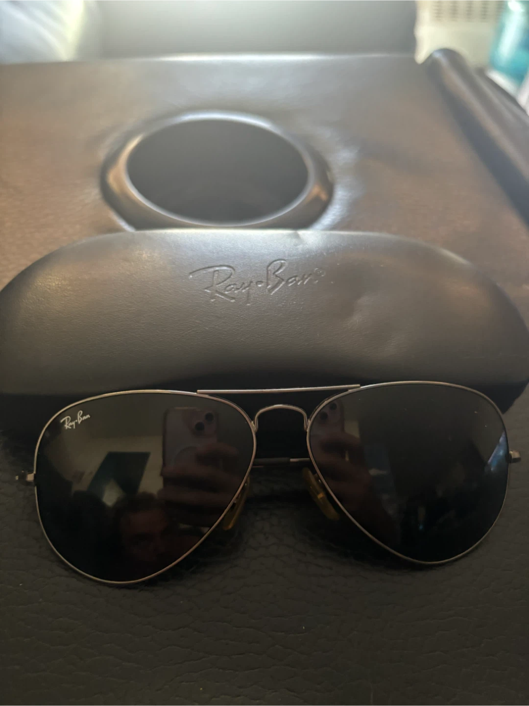 Ray-Ban Aviator Sunglasses with Case