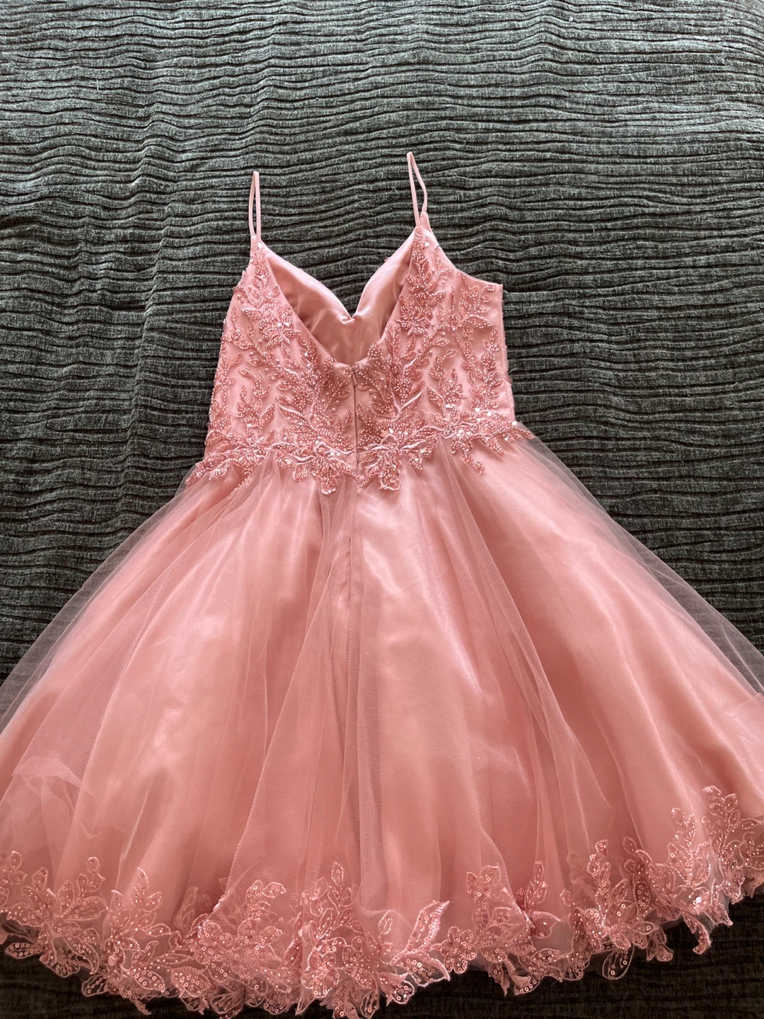 Pink Beaded Tulle Dress - photo 2