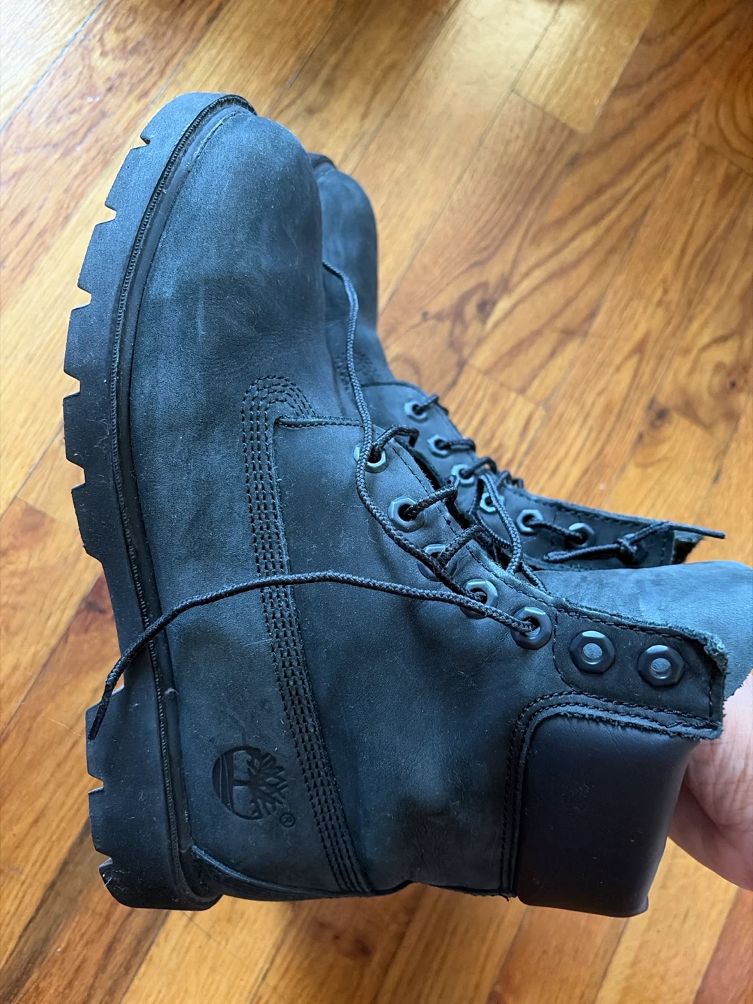 Black Timberland Boots - photo 2