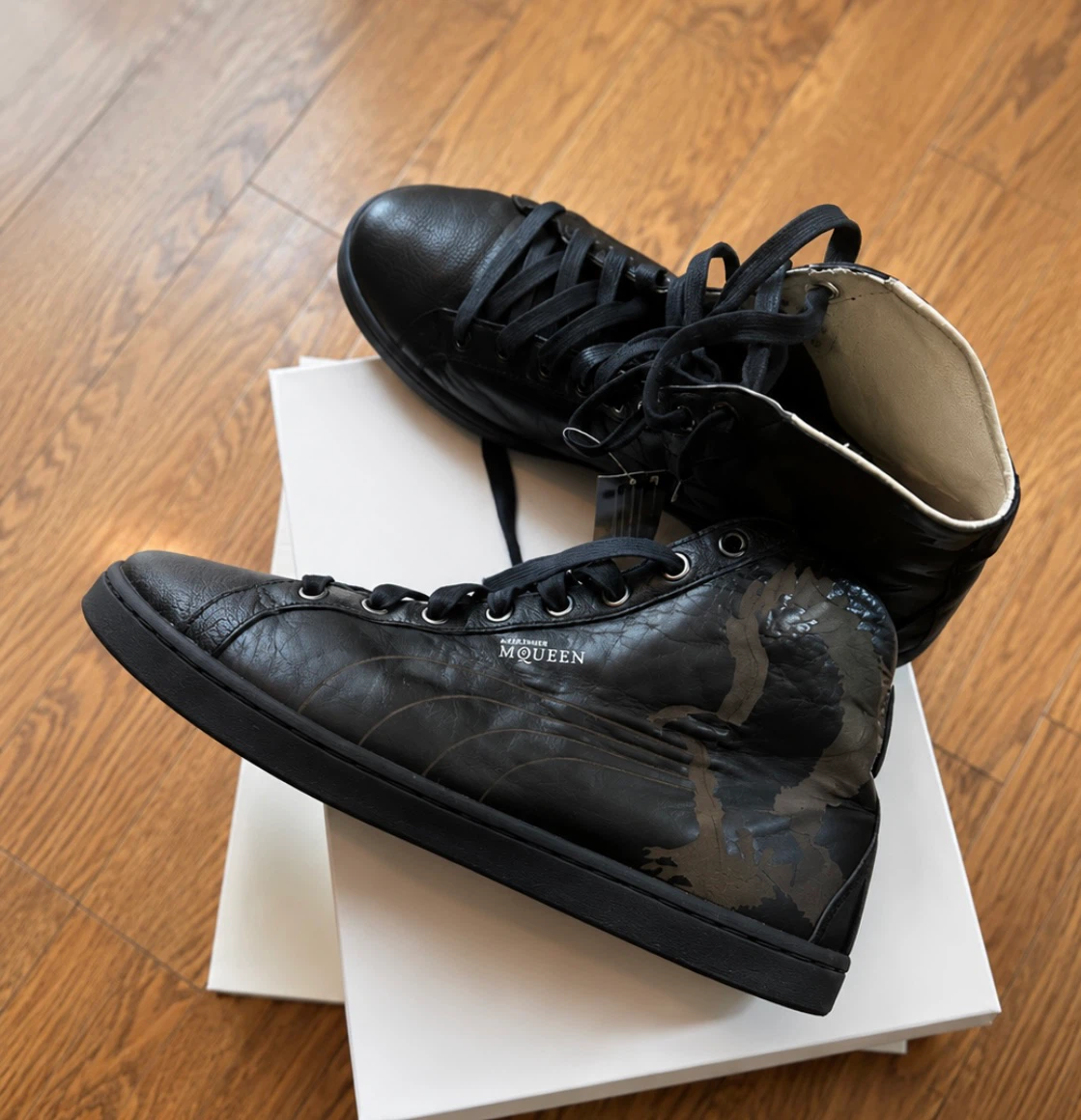 NEW Alexander McQueen High-Top Sneakers