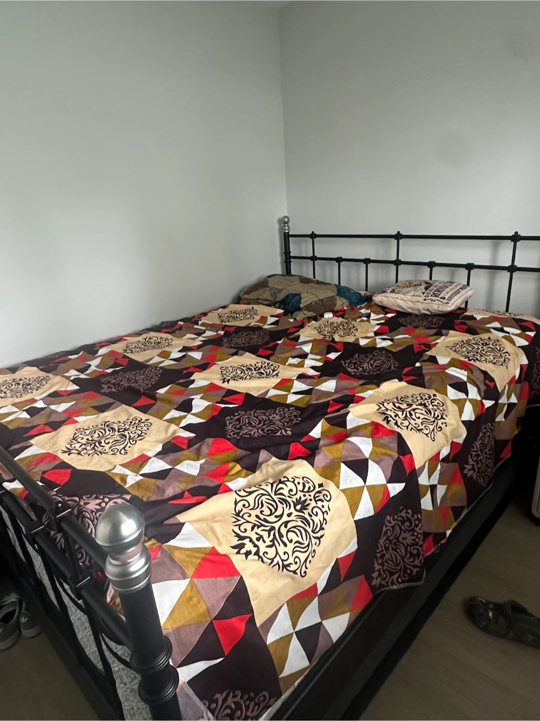 Queen spring box +bed frame