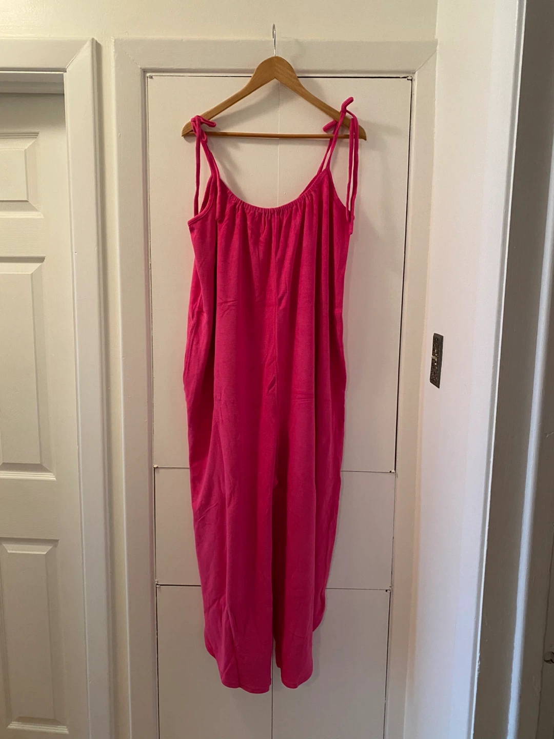 Anthropologie Pink Jumpsuit