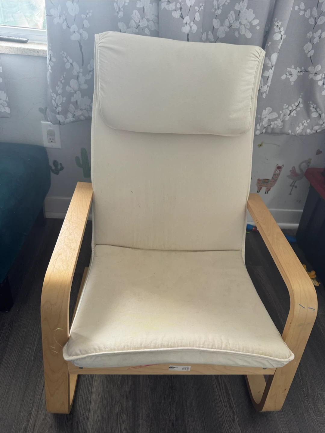 ikea poang chair wooden frame - photo 2
