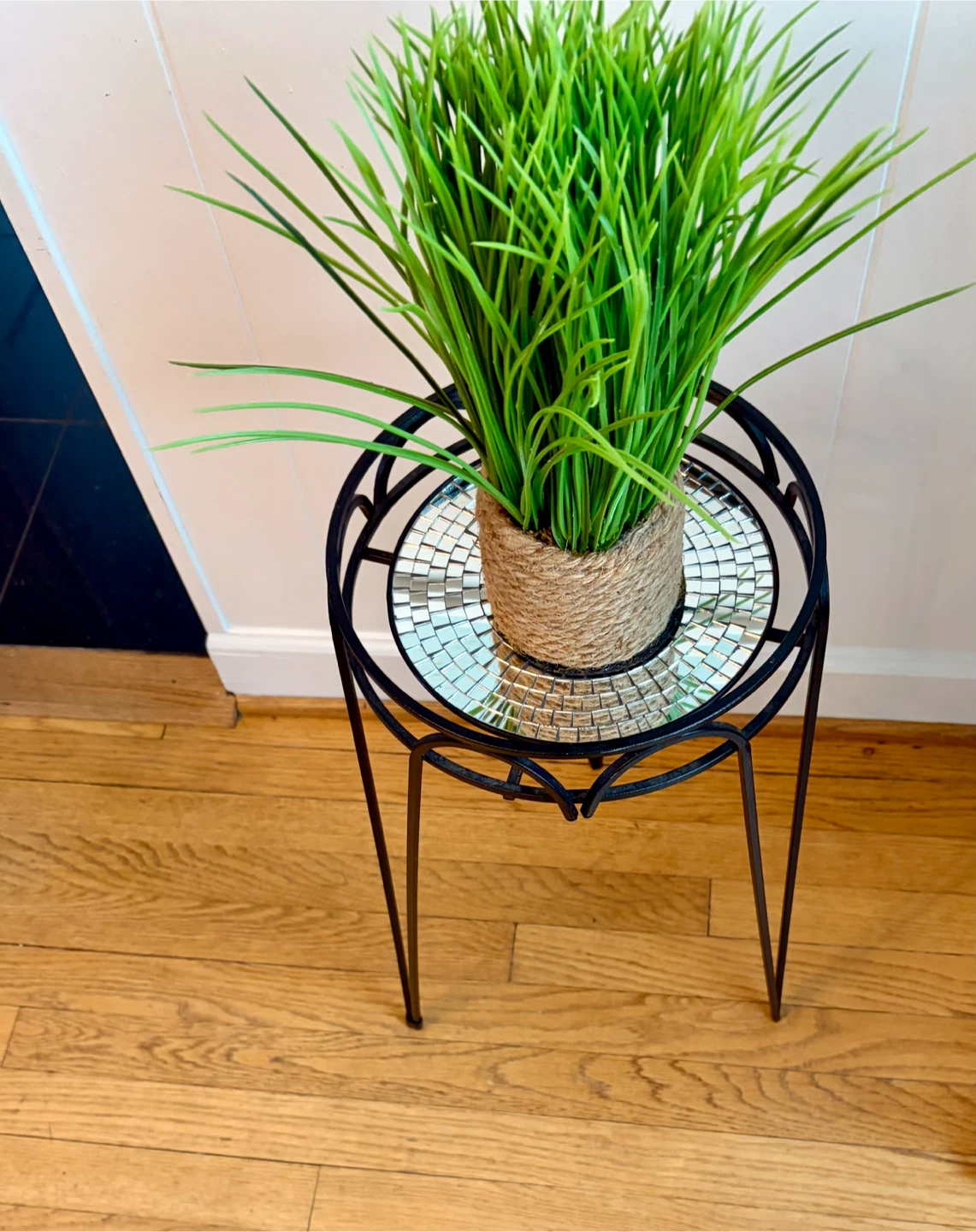 TALL BLACK PLANT STAND - photo 2